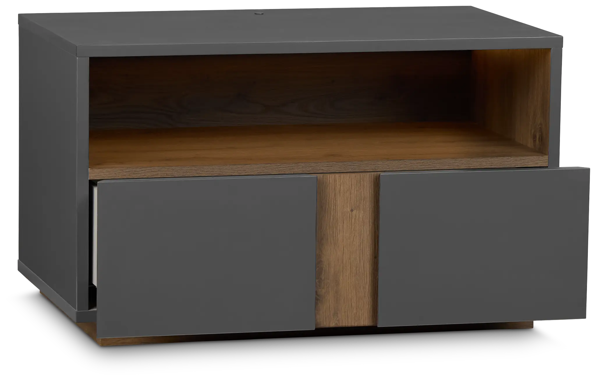 Brasilia Gray 1-drawer Nightstand Brasilia Gray 1-drawer Nightstand