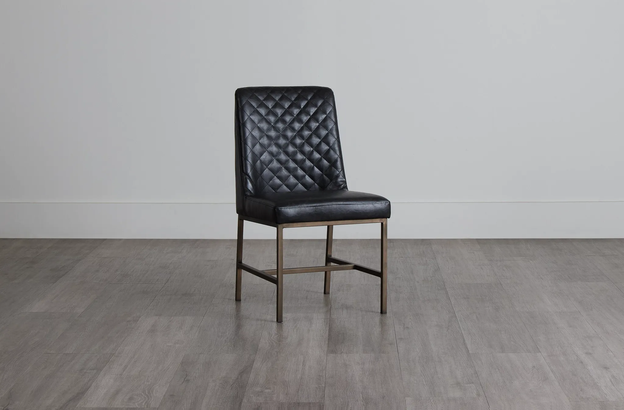 Sierra Black Bonded Ltr Side Chair