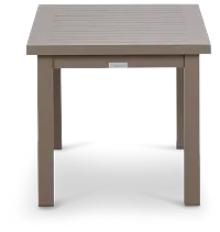 Raleigh Taupe Aluminum Coffee Table