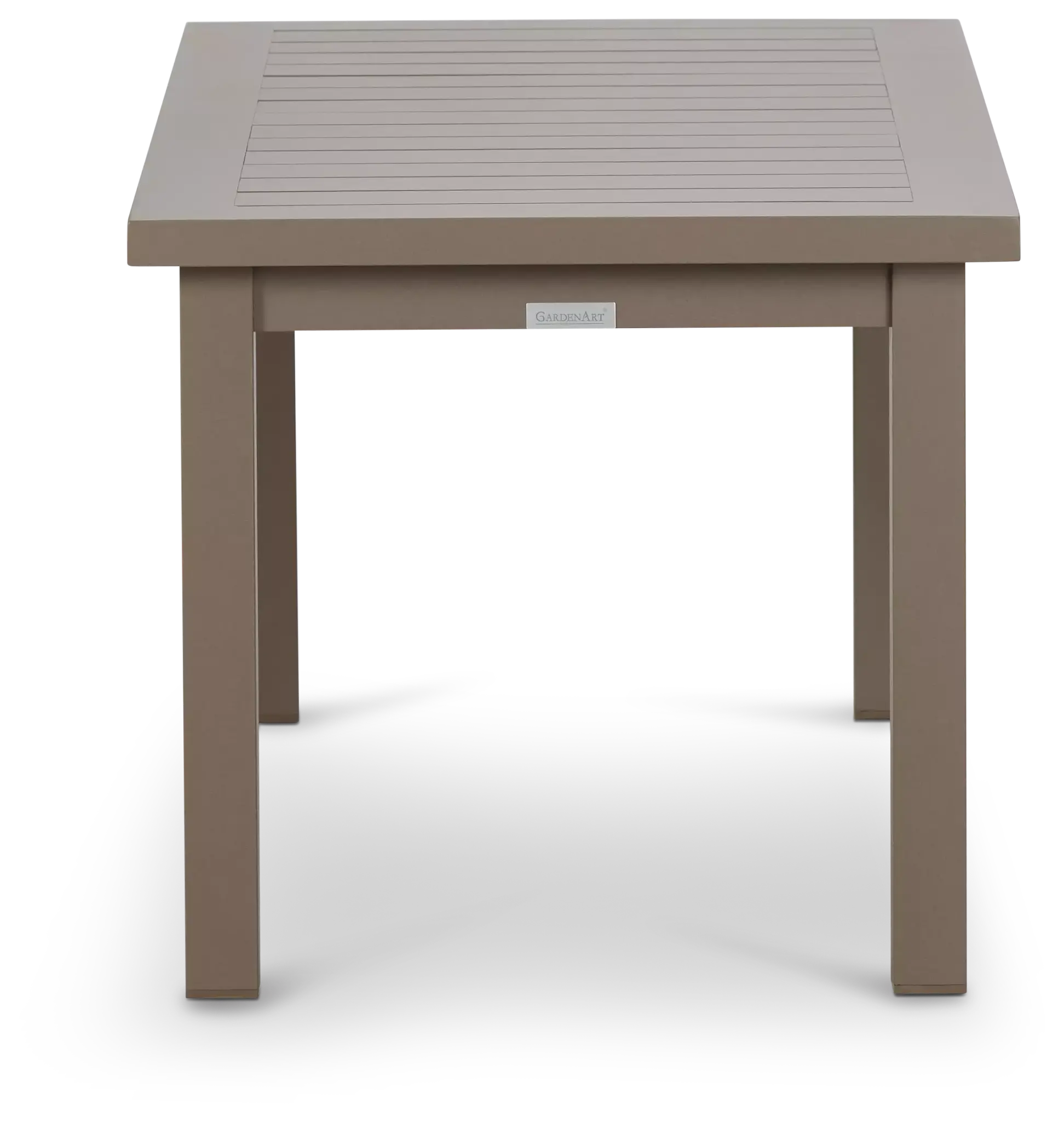 Raleigh Taupe Aluminum Coffee Table Raleigh Taupe Aluminum Coffee Table