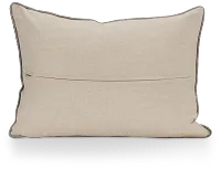 Lila Beige Lumbar Accent Pillow