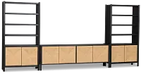 Santorini Black 84" Entertainment Wall