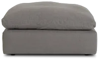Nixon Light Gray Fabric Cocktail Ottoman