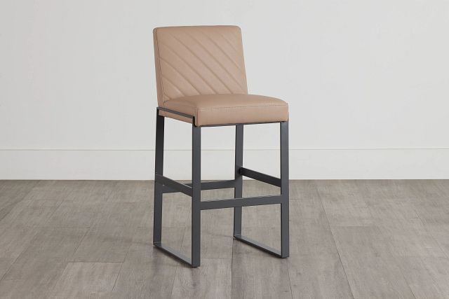 Harlem Taupe 30" Upholstered Barstool