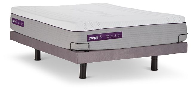 Purple Premier 3 Hybrid Adjustable Mattress Set