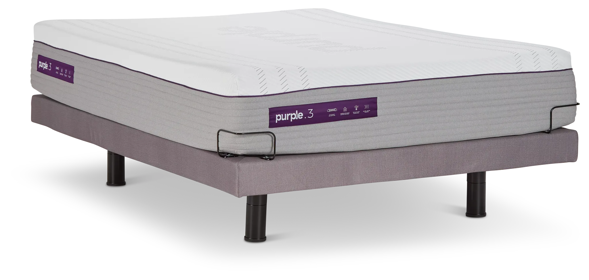 Purple Premier 3 Hybrid Adjustable Mattress Set