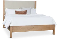 Tahoe Light Tone Uph Panel Bed