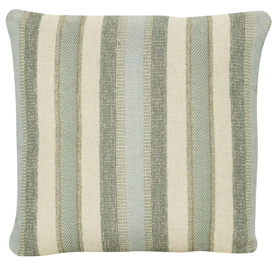 Abode Green Stripe 20" Accent Pillow Abode Green Stripe 20" Accent Pillow