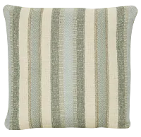 Abode Green Stripe 20" Accent Pillow