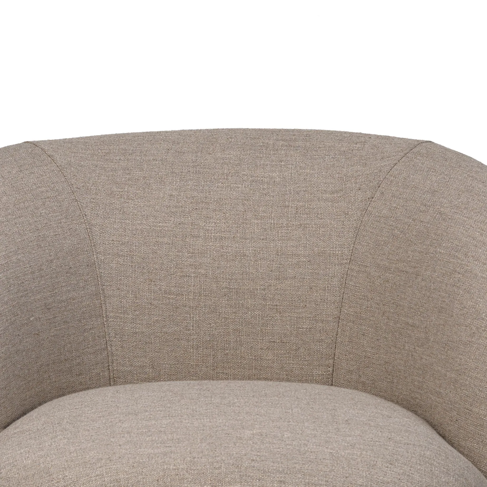 Four Hands Corin Taupe Fabric Swivel Accent Chair