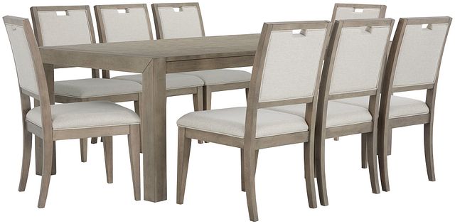Gramercy Light Tone Rect Table & 4 Chairs