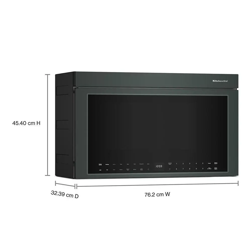 Kitchenaid 730 Series Green Over-the-range Microwave Kitchenaid 730 Series Green Over-the-range Microwave