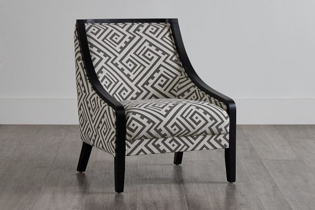 Tribeca2 Multicolored Fabric Accent Chair