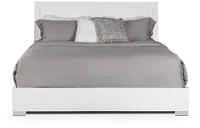 Verona White Platform Bed
