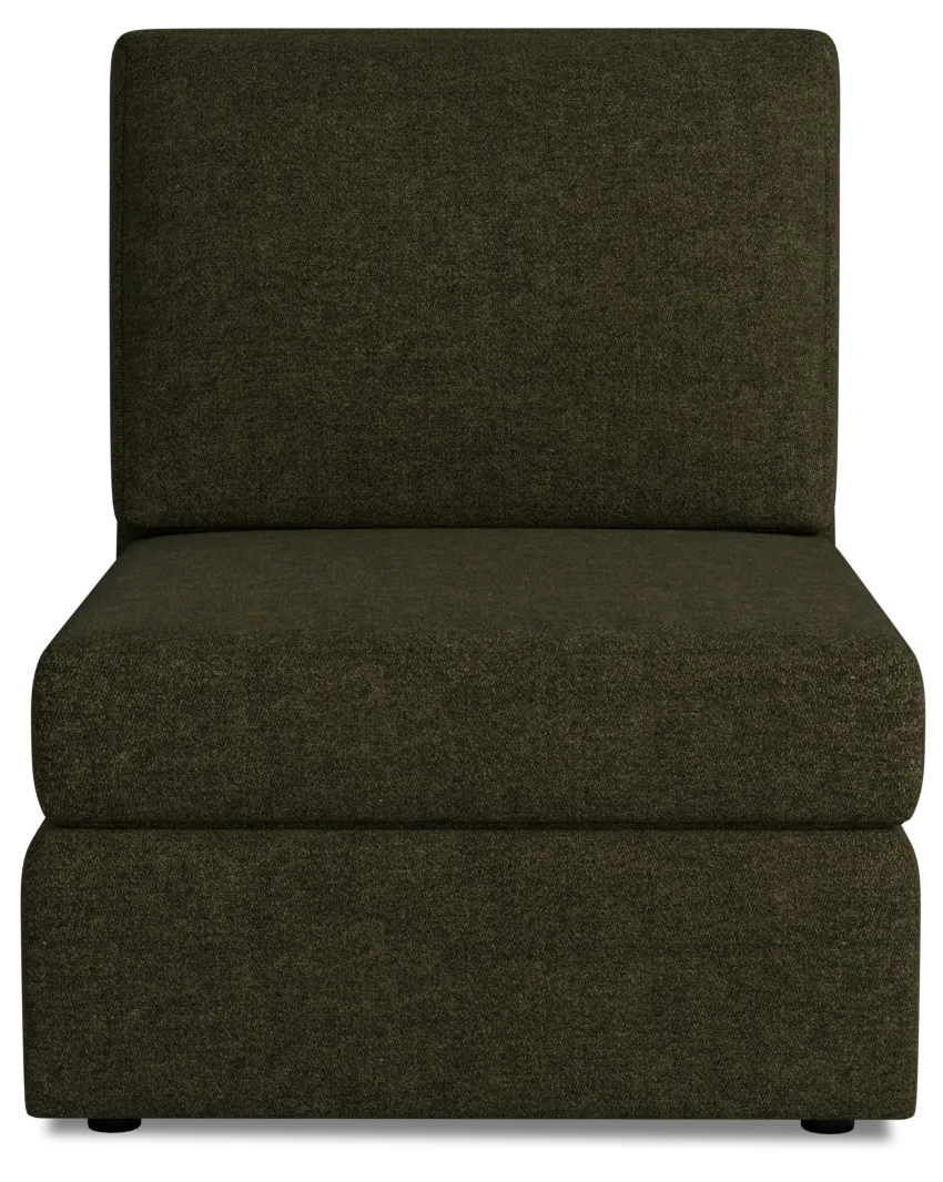 Citymod Green Fabric Armless Chair