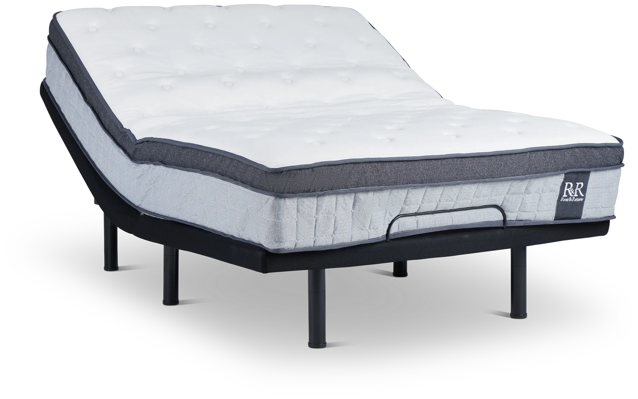 Rest & Renew By Zinus Pocket Innerspring 14" Elite Adjustable Mattress Set