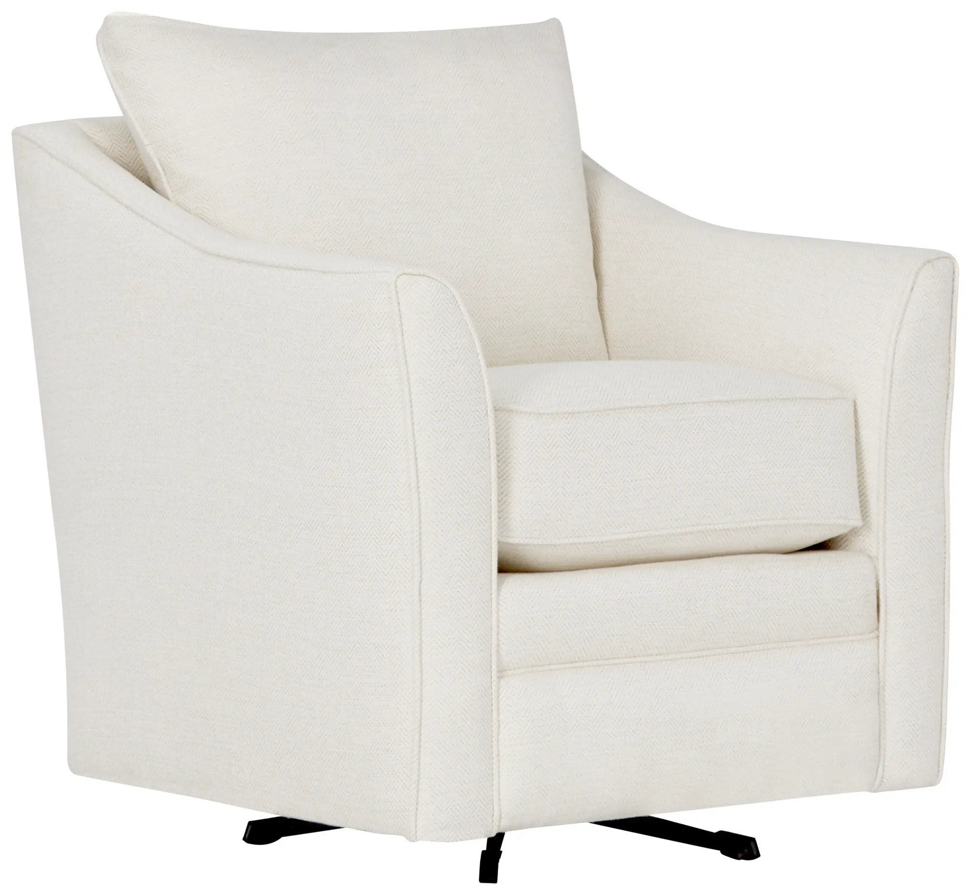 Avery White Fabric Swivel Rocking Glider Avery White Fabric Swivel Rocking Glider