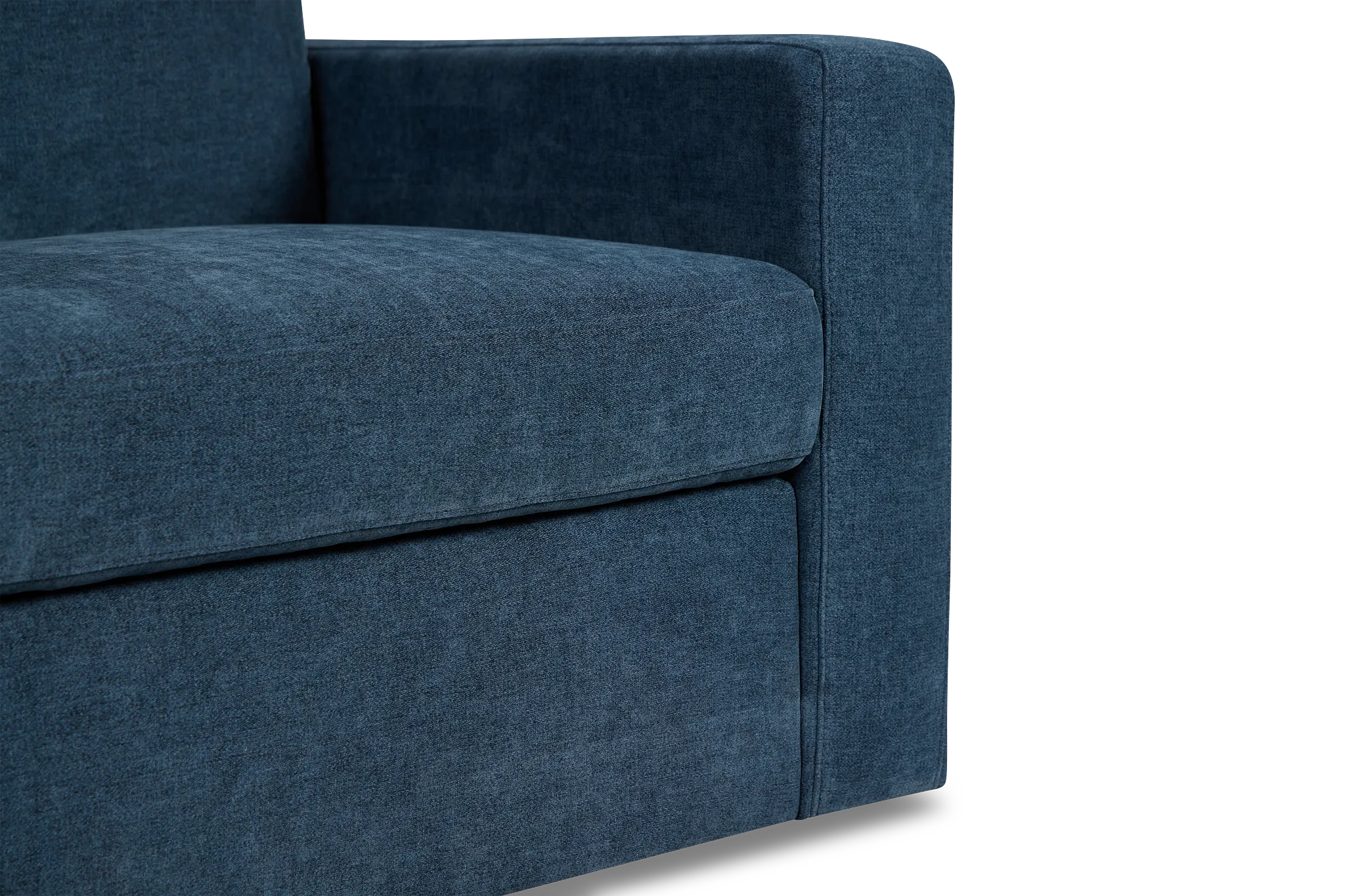 Addie Blue Fabric Swivel Chair