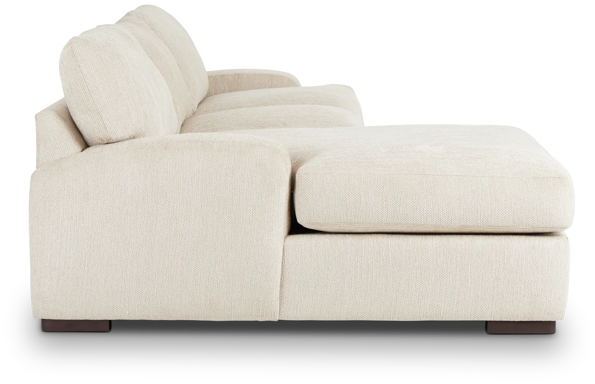 Alpha Beige Fabric Left Chaise Sectional Alpha Beige Fabric Left Chaise Sectional