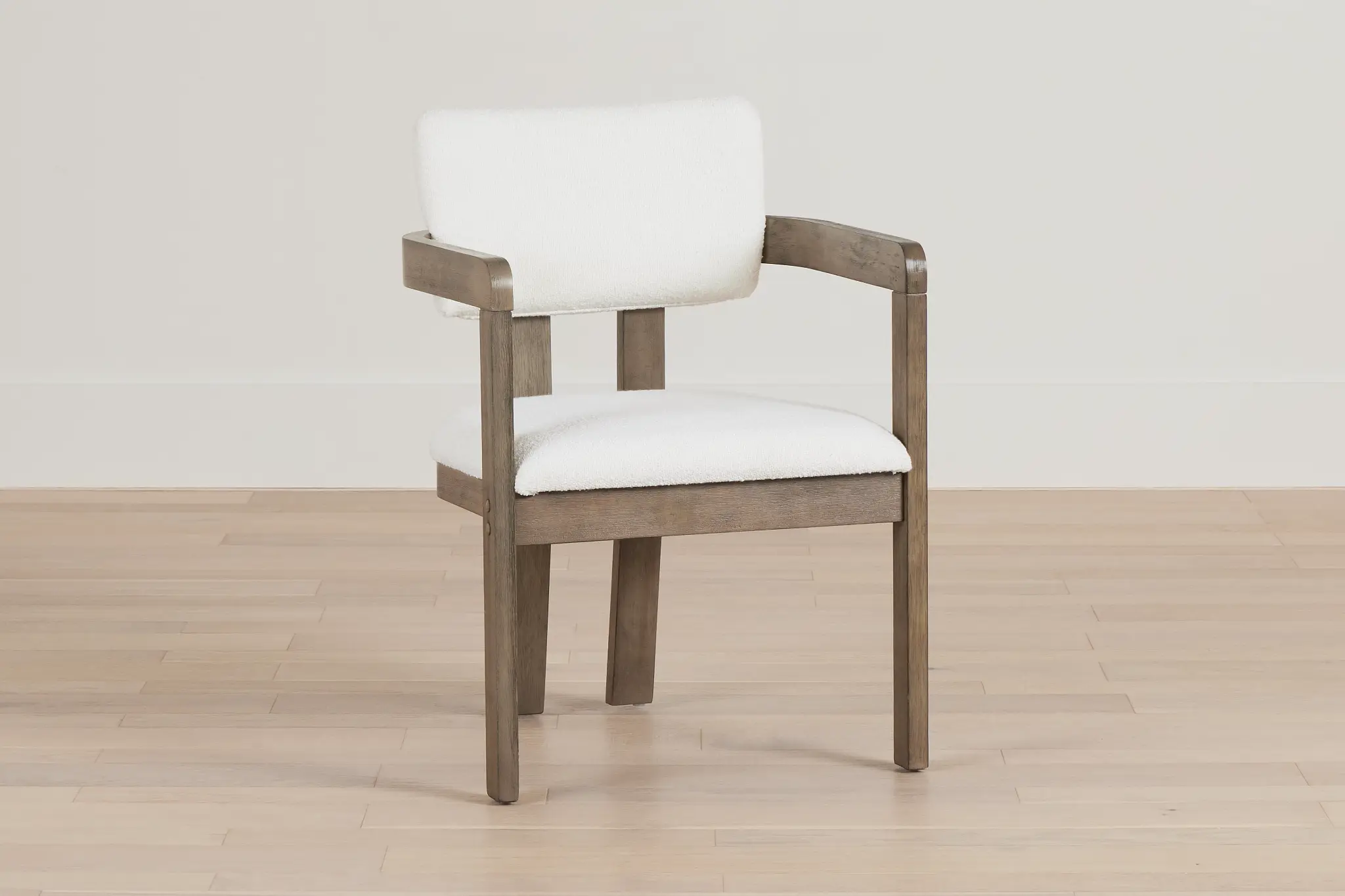 Alden Gray Round Upholstered Arm Chair Alden Gray Round Upholstered Arm Chair