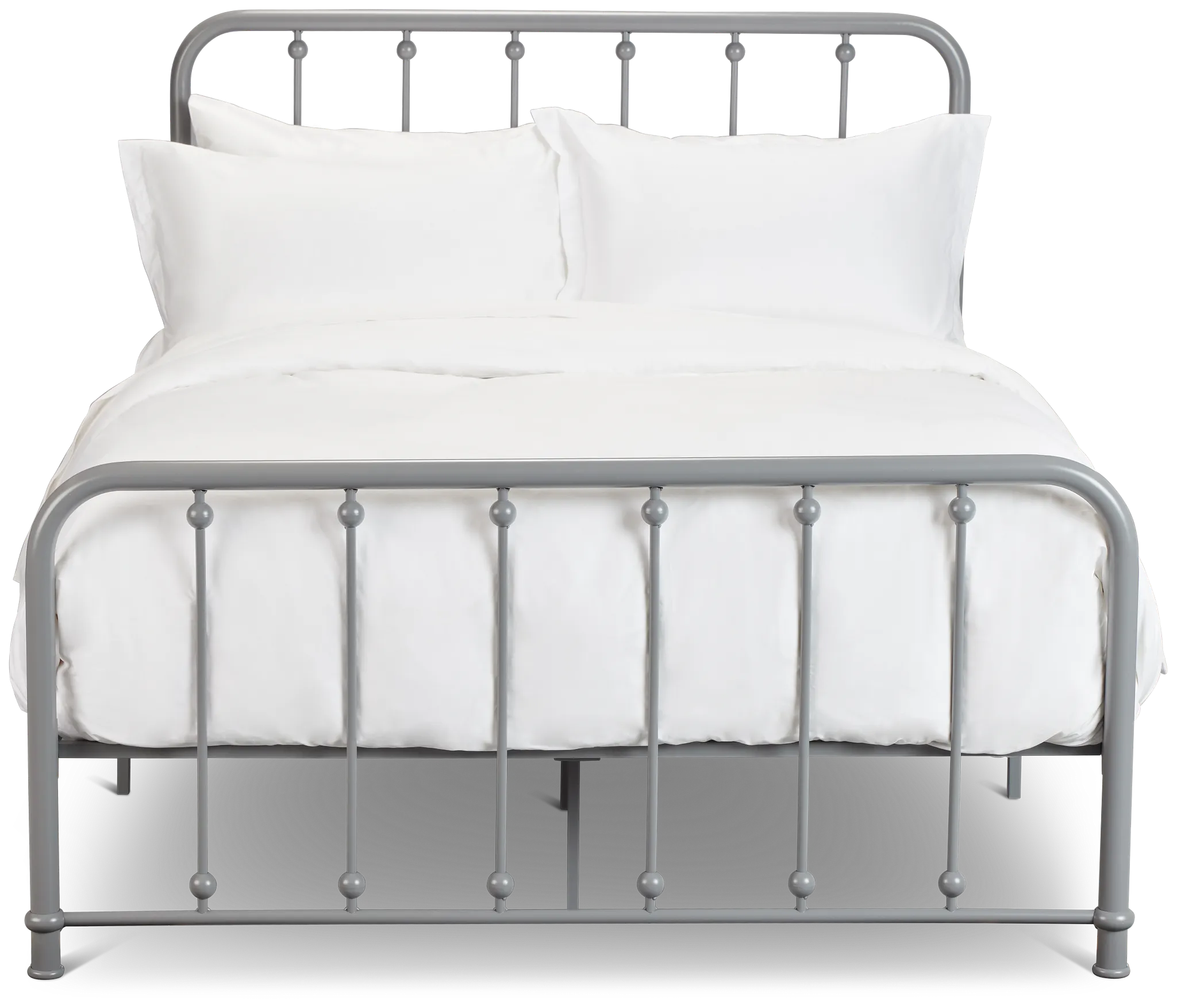 Rory Gray Metal Panel Bed