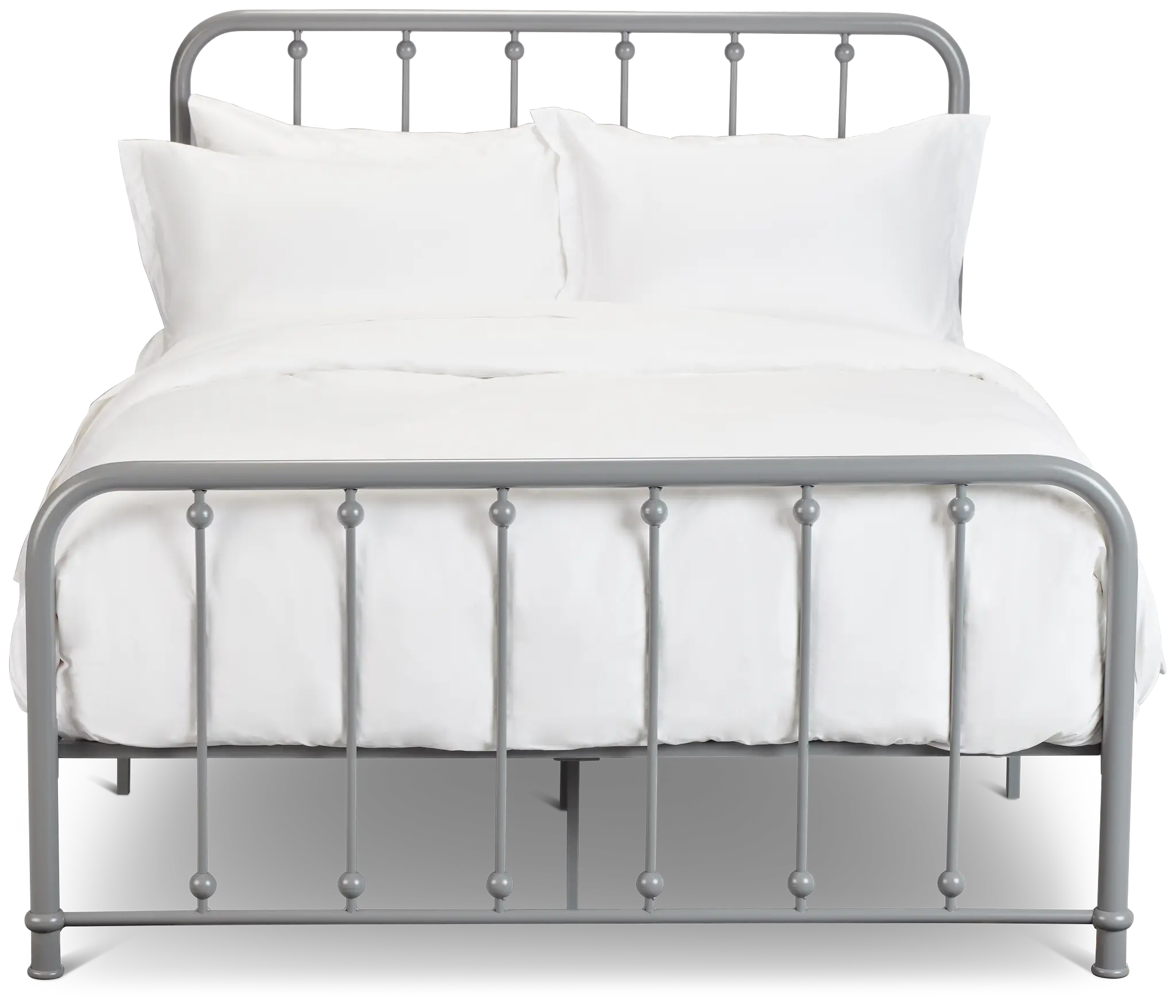 Rory Gray Metal Panel Bed Rory Gray Metal Panel Bed