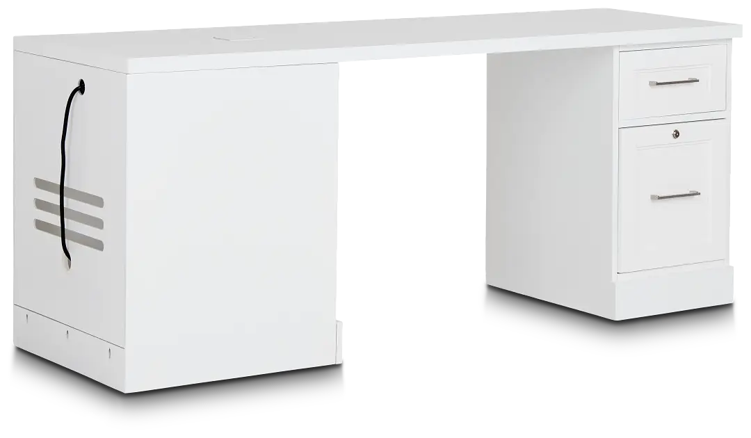 Newport White Peninsula Desk Newport White Peninsula Desk