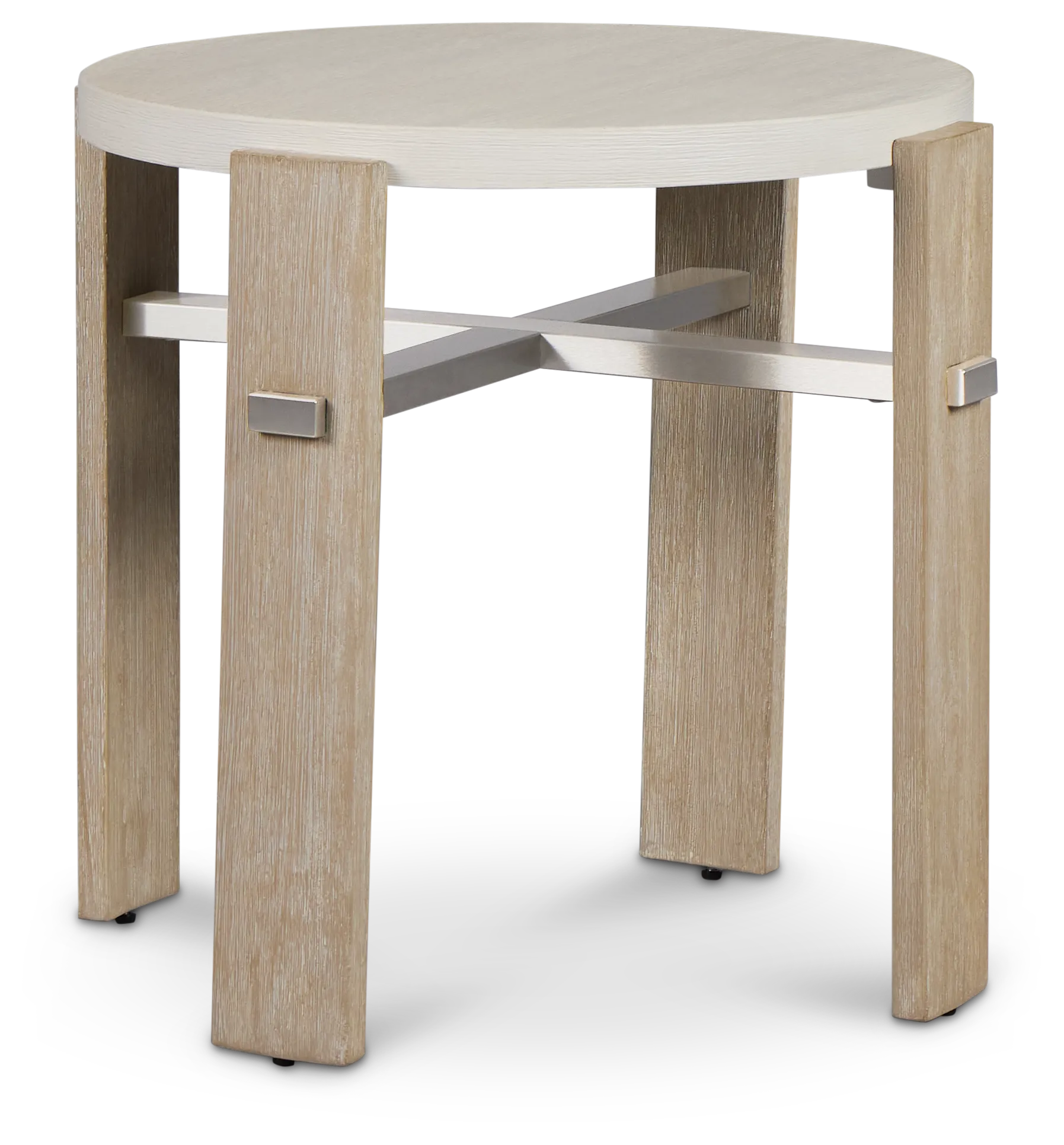 Miramar Light Tone Round End Table