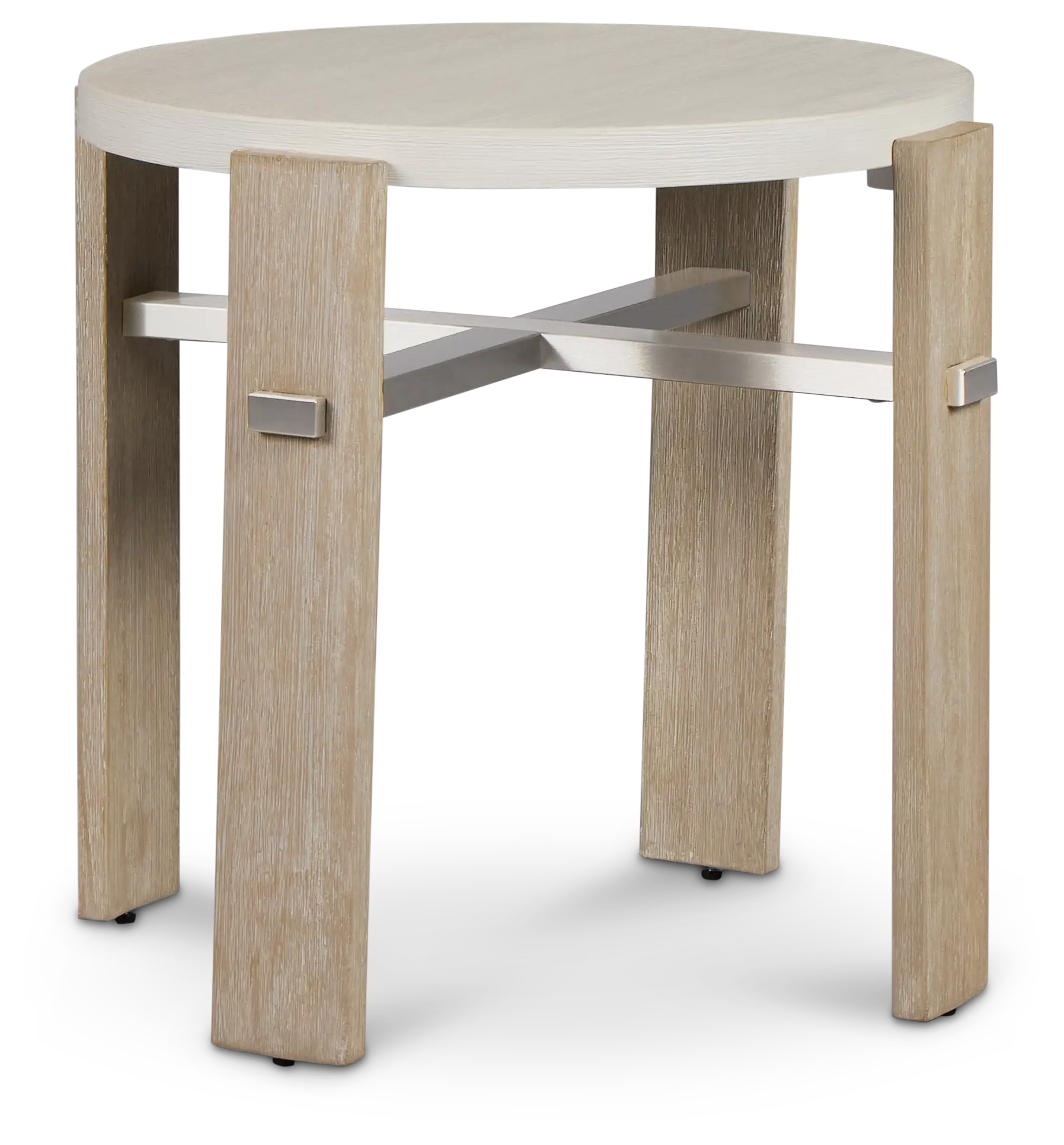 Miramar Light Tone Round End Table Miramar Light Tone Round End Table