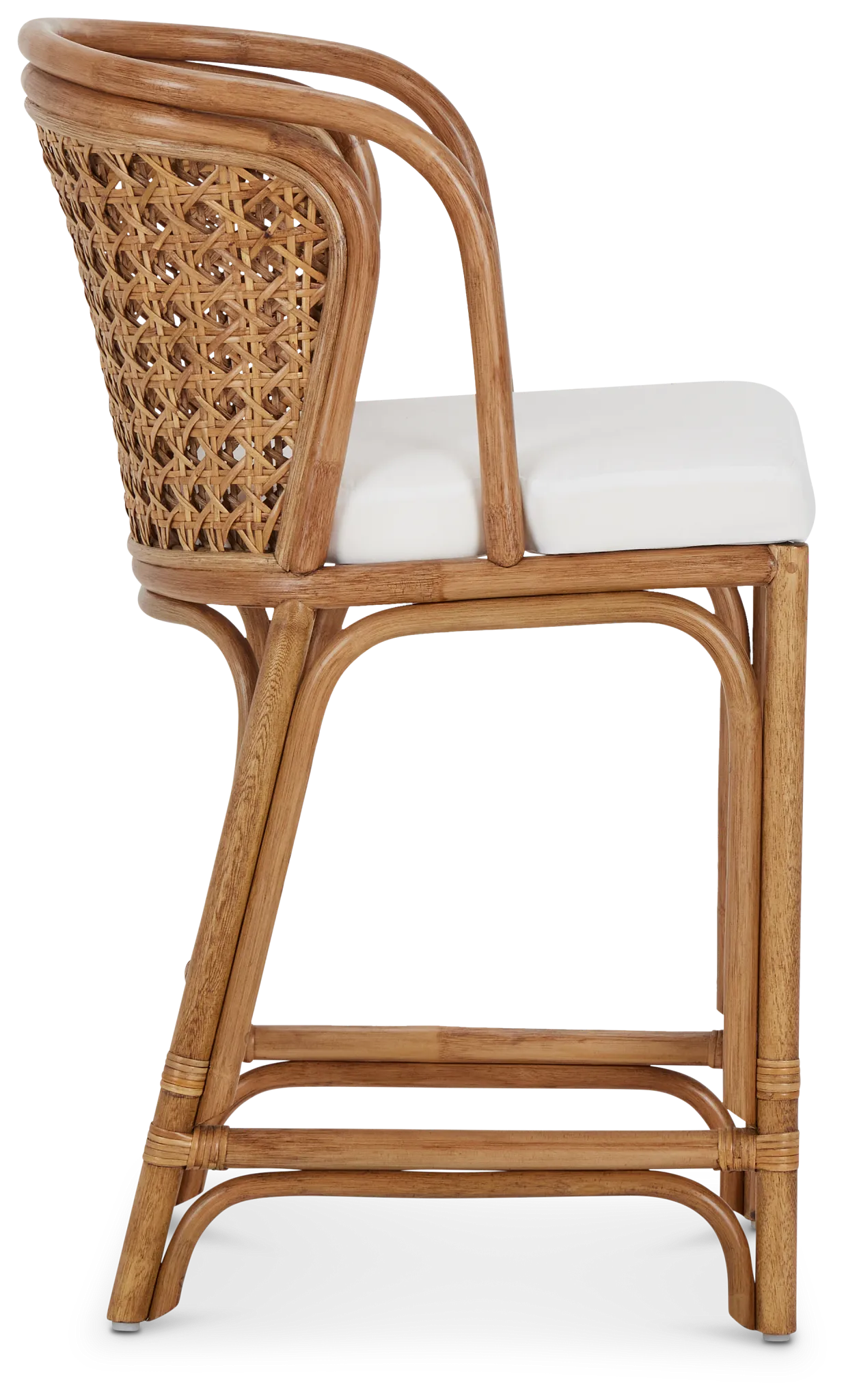 Maui Light Tonewoven 24" Upholstered Barstool