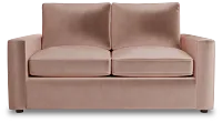 Siesta Joya Light Pink Fabric Loveseat