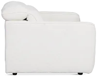Ryland White Fabric Power Reclining Sofa