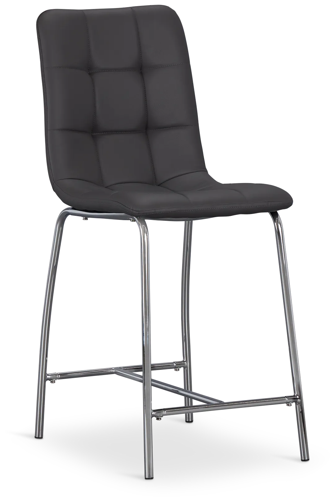 Vienna Dark Gray 24" Upholstered Barstool