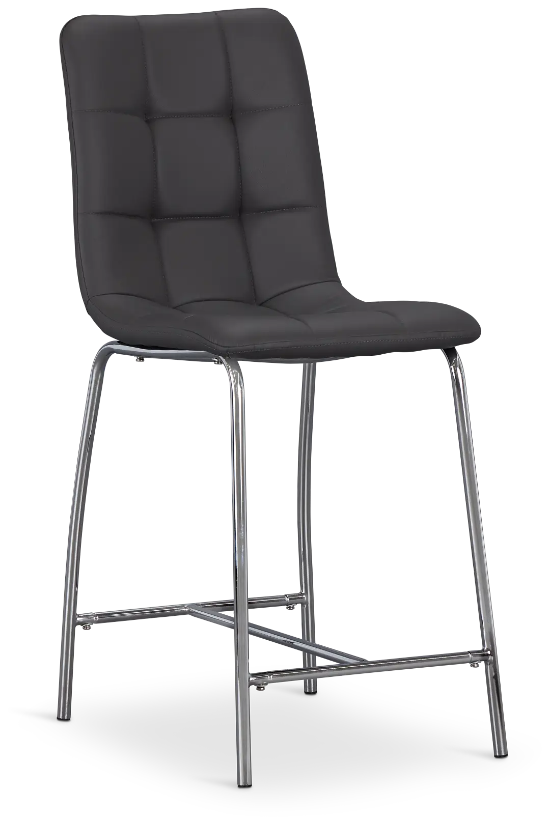 Vienna Dark Gray 24" Upholstered Barstool Vienna Dark Gray 24" Upholstered Barstool