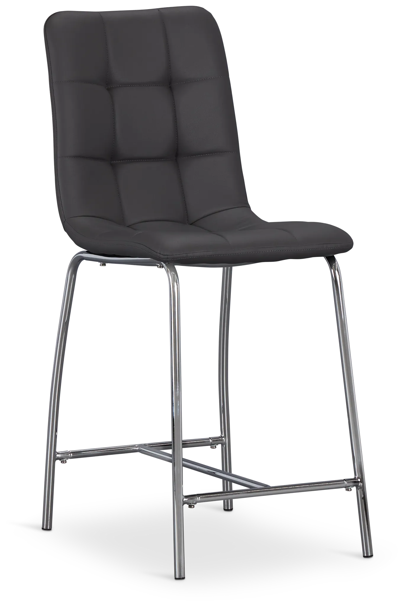 Vienna Dark Gray 24" Upholstered Barstool