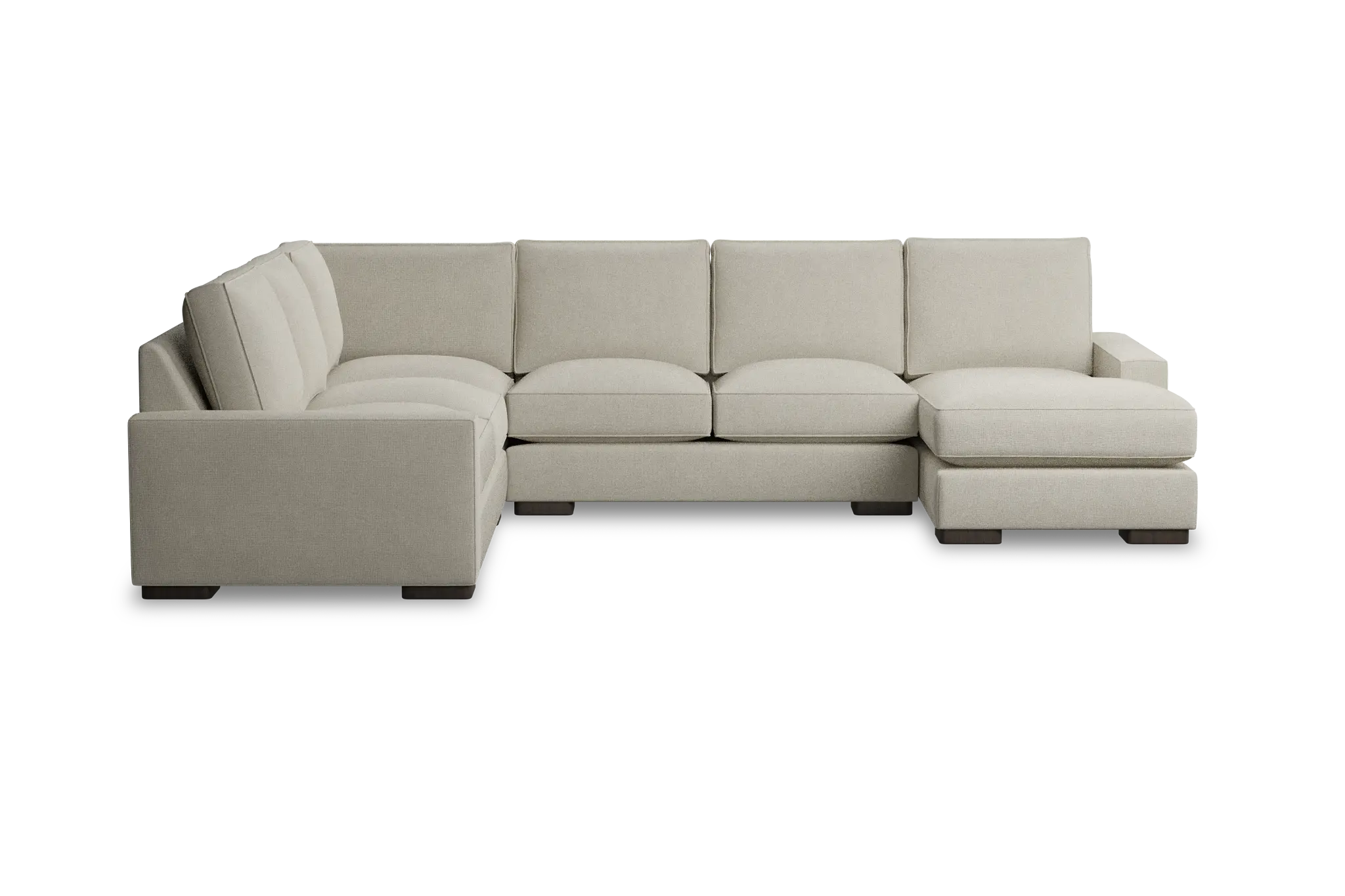 Edgewater Suave Beige Medium Right Chaise Sectional Edgewater Suave Beige Medium Right Chaise Sectional