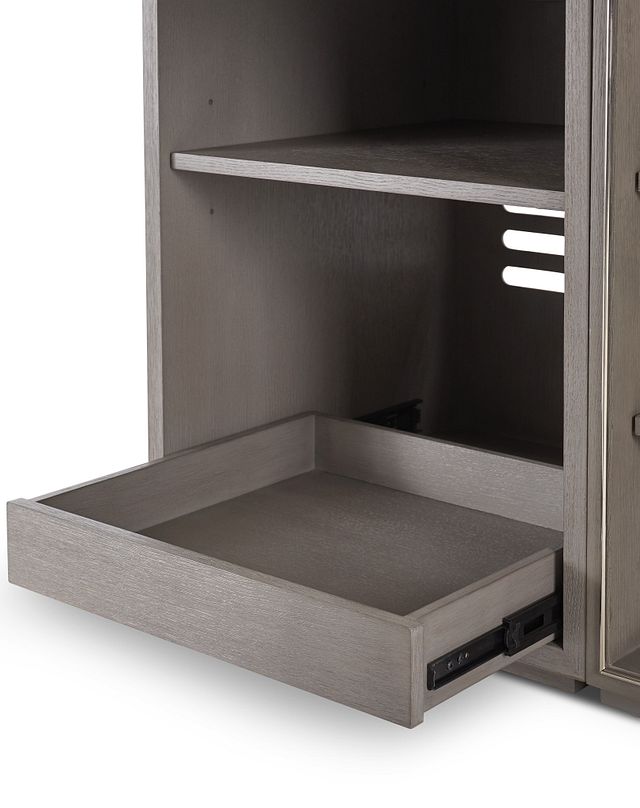 Highline Gray 5 Piece L Desk
