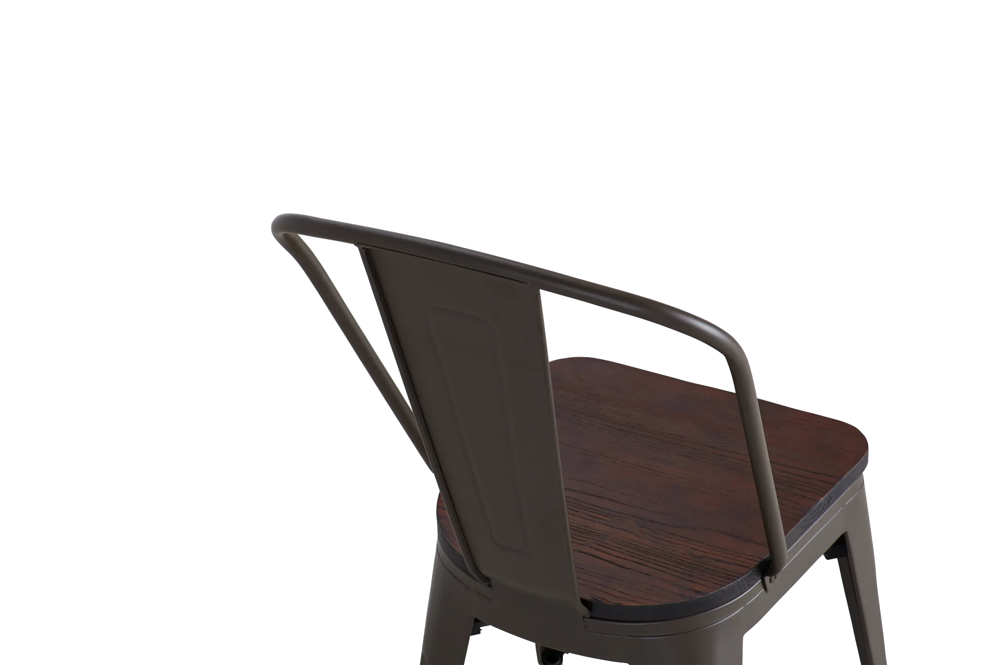 Harlow Dark Tone Wood Side Chair