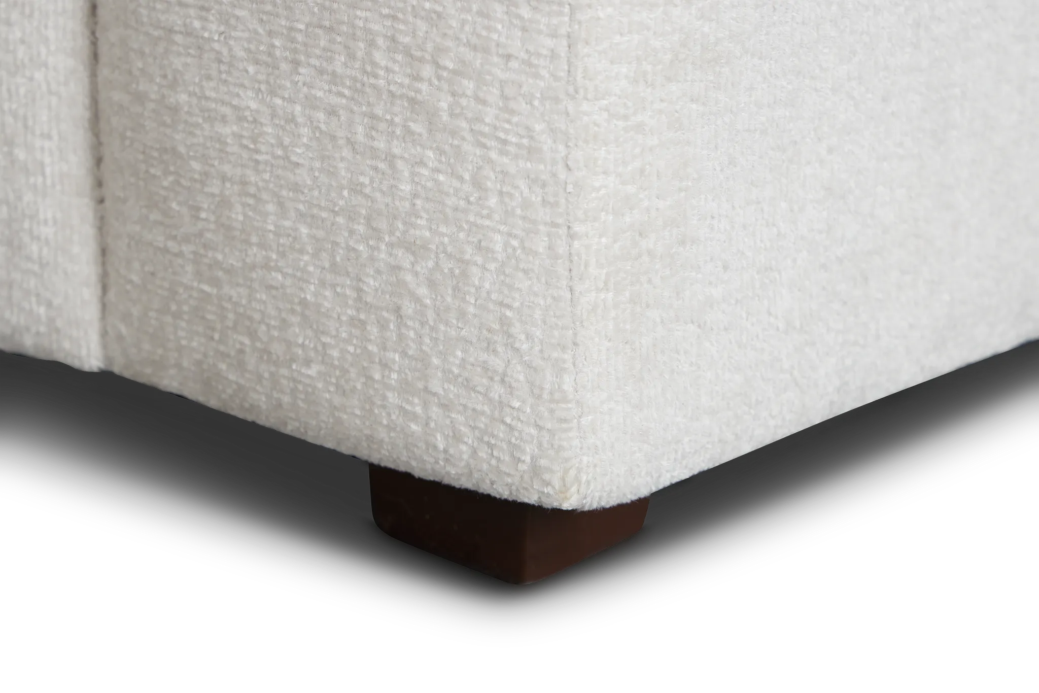 Colby White Micro Loveseat