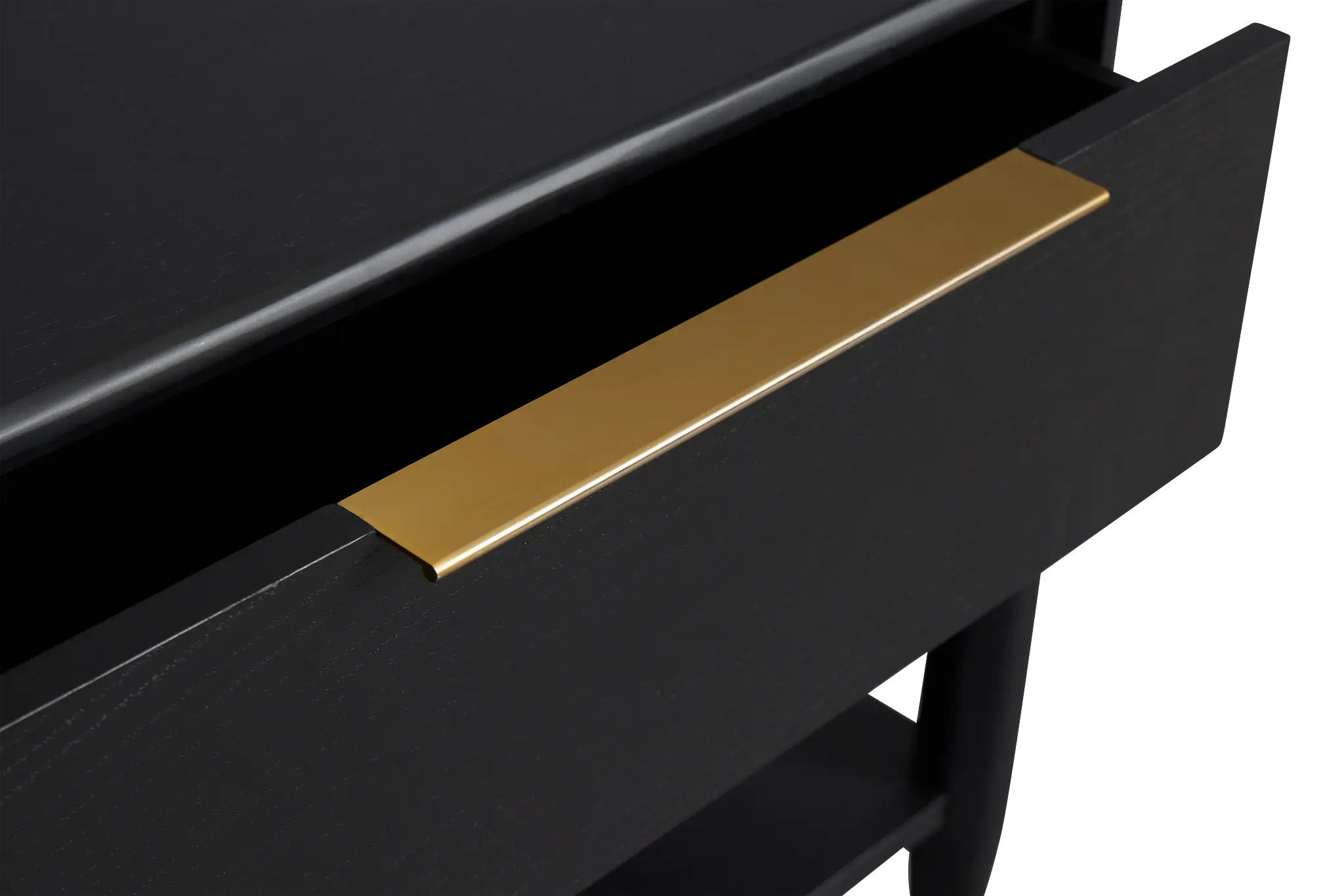 Stockton Black Large Drawer Nightstand Stockton Black Large Drawer Nightstand