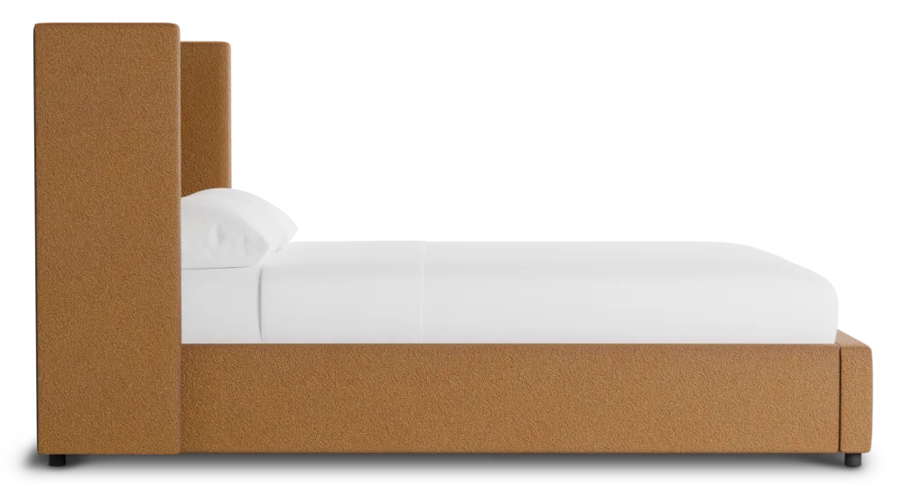 Captiva Elite Light Brown 48" Upholstered Shelter Bed