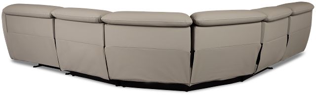 Jett Gray Micro Small Two-arm Power Reclining Sectional