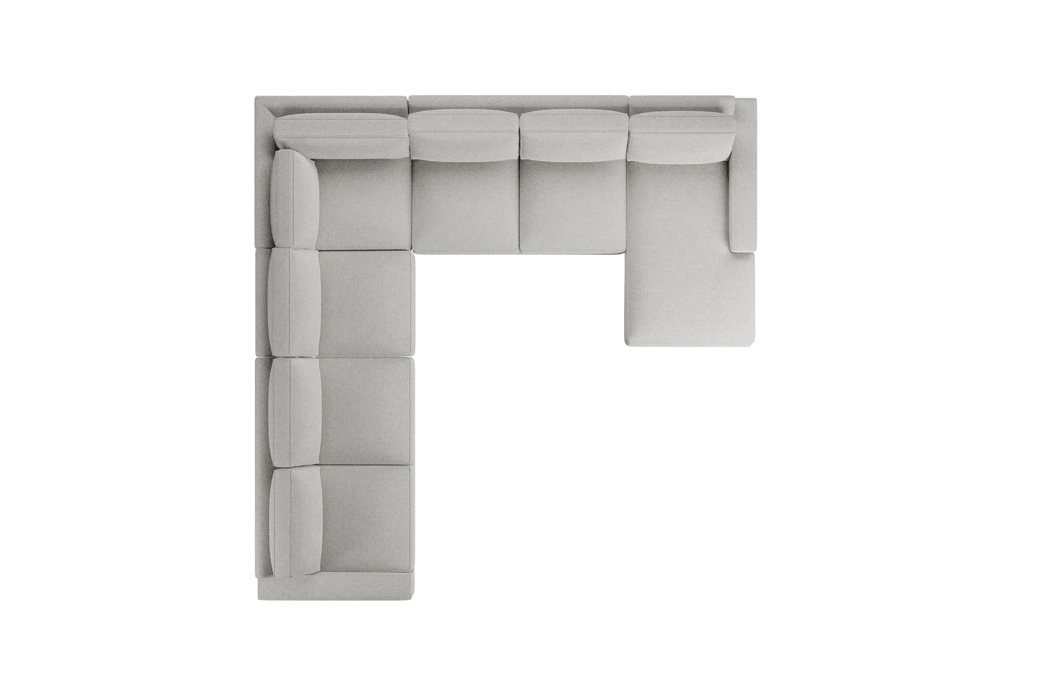 Edgewater Maguire Ivory Large Right Chaise Sectional
