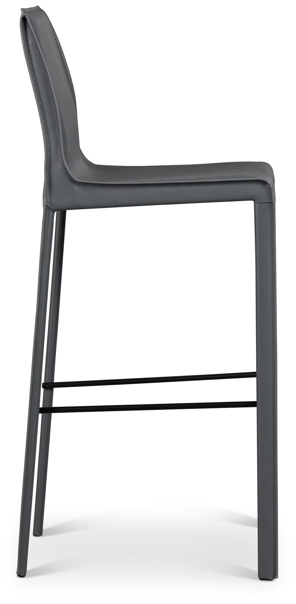 Lugo Gray 30" Upholstered Barstool