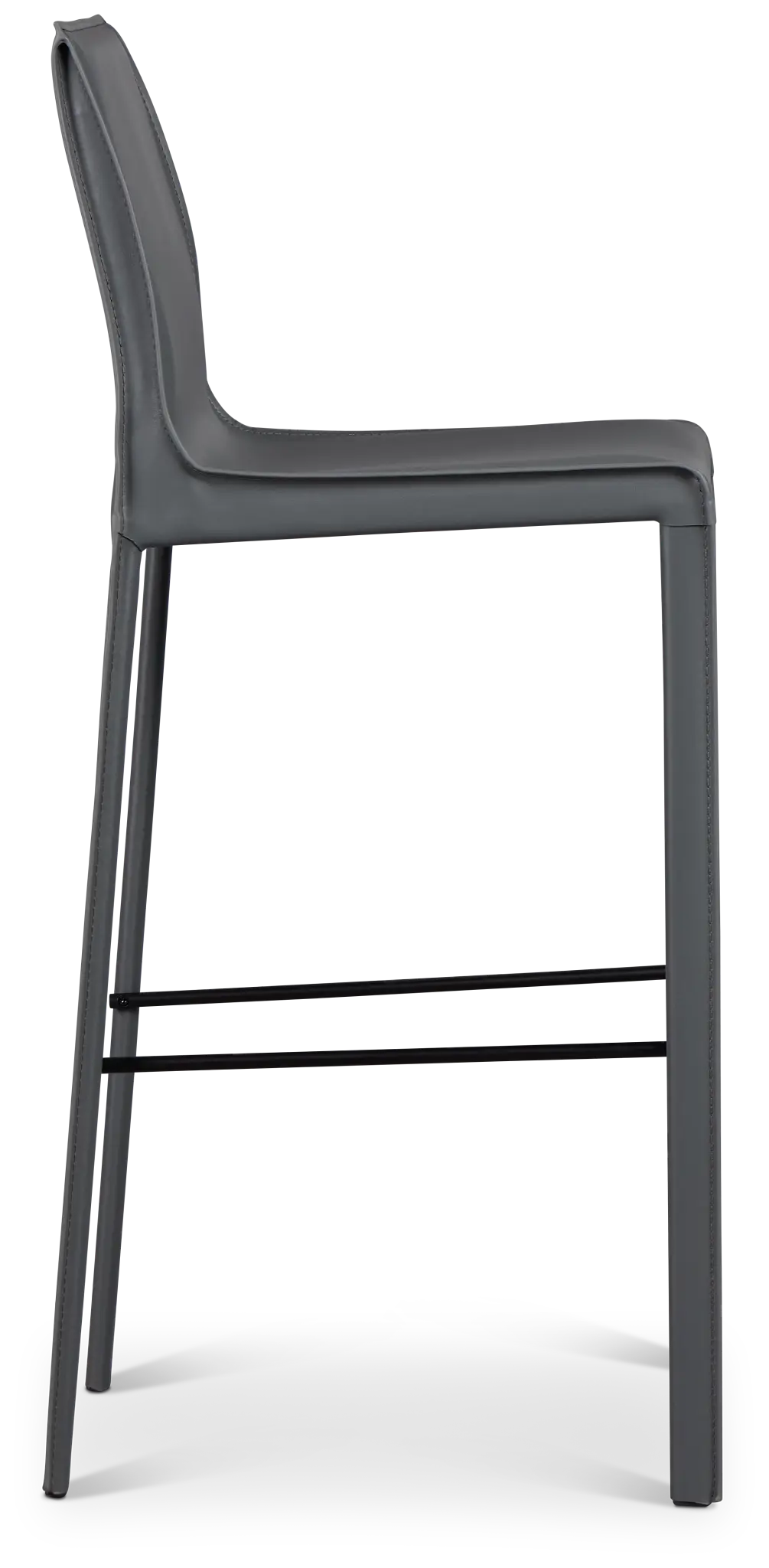 Lugo Gray 30" Upholstered Barstool Lugo Gray 30" Upholstered Barstool