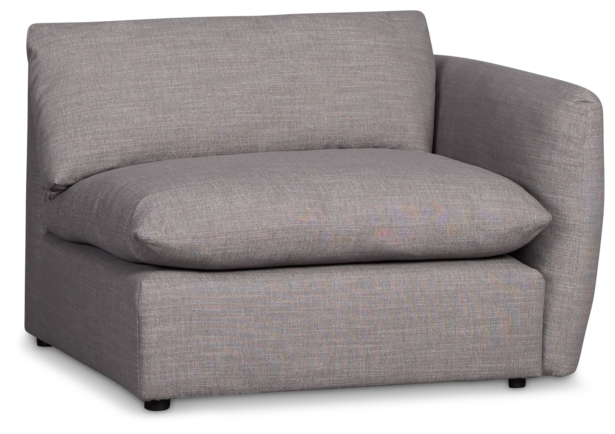 Serena Gray Fabric Right Chair