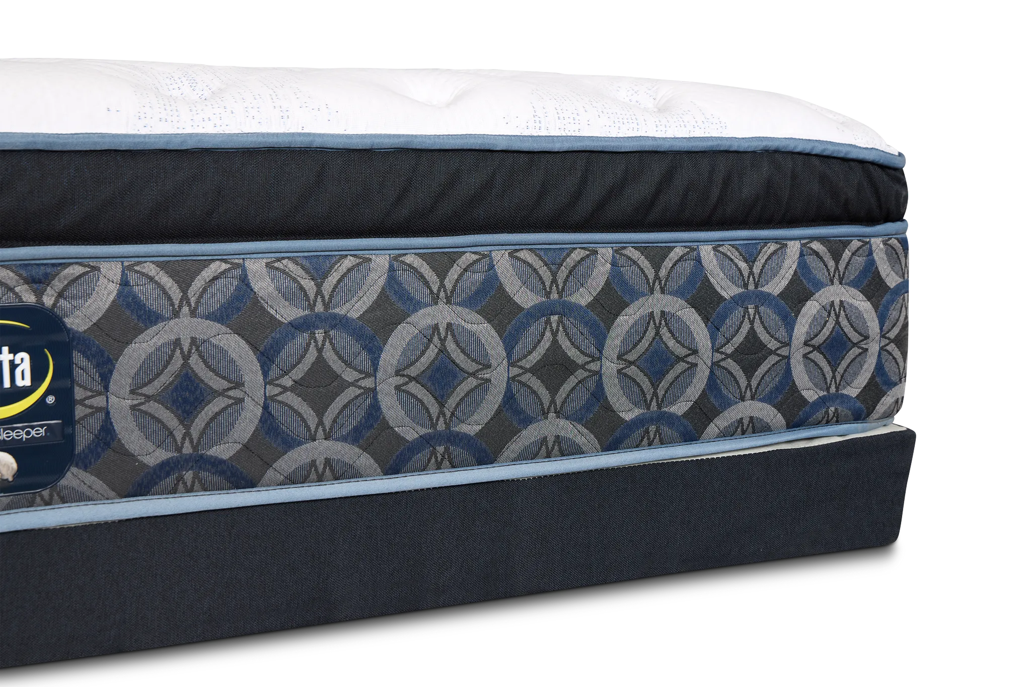 Serta Perfect Sleeper Bay City Plush Low-profile Mattress Set