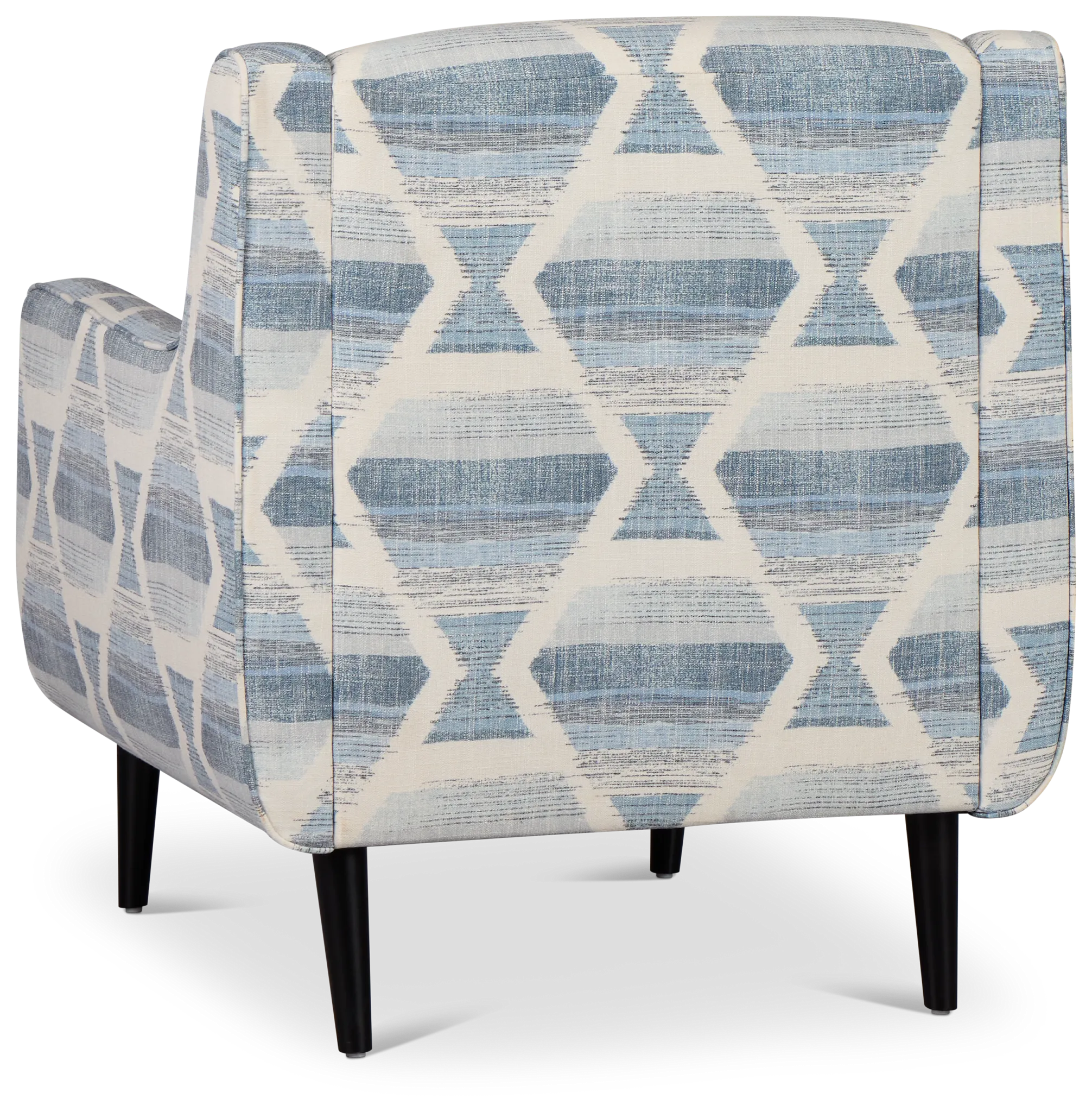 Everly Blue Fabric Accent Chair