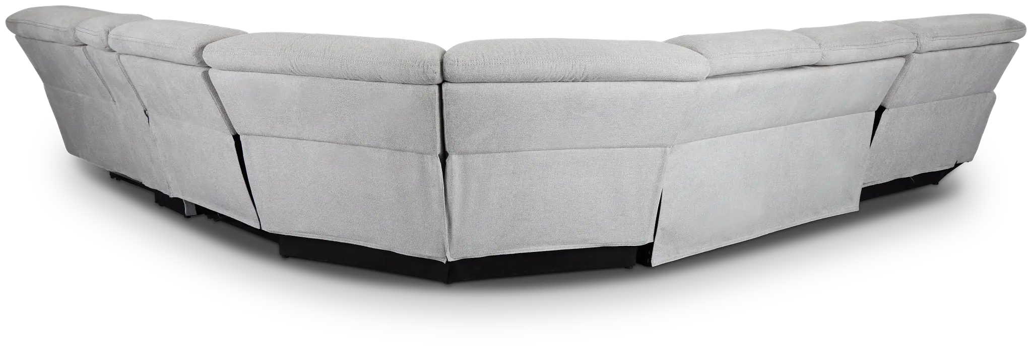 Callum Light Gray Storage Medium Left Triple Power Chaise Sleepr Sectional Callum Light Gray Storage Medium Left Triple Power Chaise Sleepr Sectional