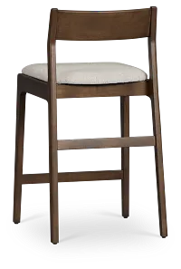 Santorini Dark Tone 24" Upholstered Barstool